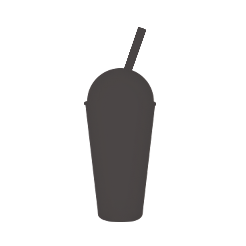 A medium sized milkshake silhouette