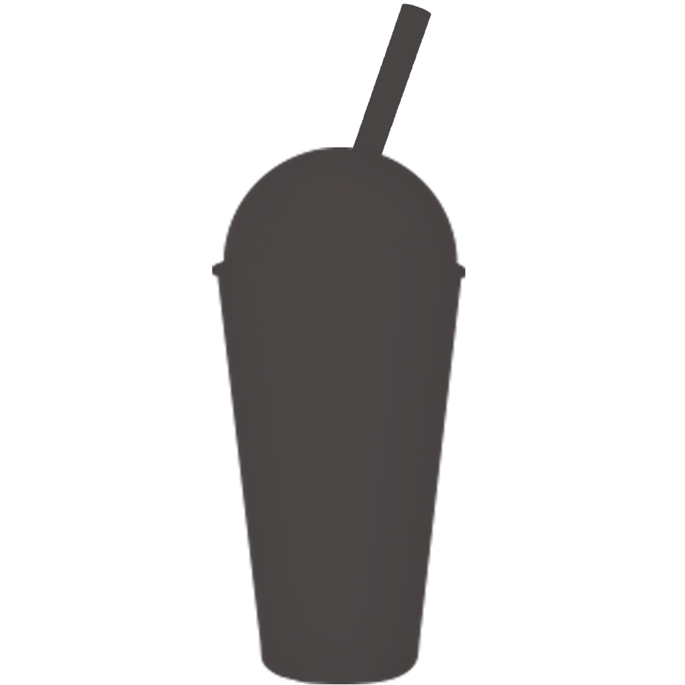 A large sized milkshake silhouette